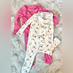 Magnetic Me 9-12 Months Pajamas PJs Set Pink and Dogs Puppies